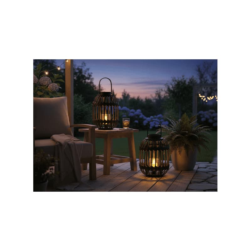 Chomik Záhradný lampáš LIS3223 | 34 cm 2