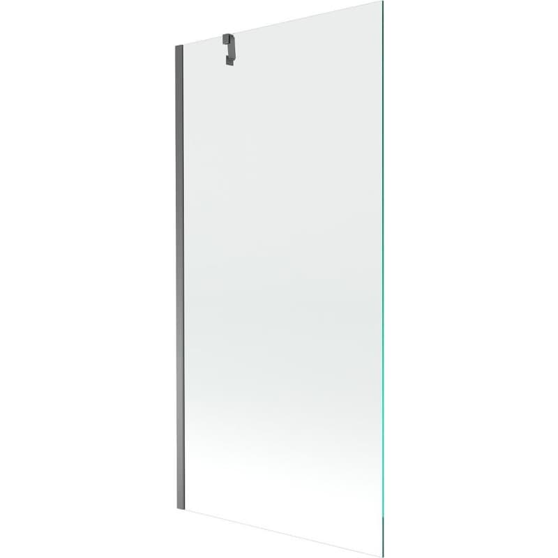 MEXEN/S - Next vaňová zástena FIX 90 x 150, transparent, grafit metal 895-090-000-00-00-95