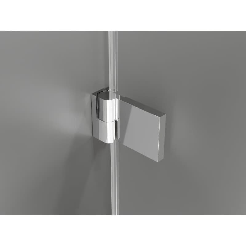 MEXEN/S - Lunar-B Duo sprchovací kút dvere krídlové 100 x 85, transparent, chróm 832-100L-085P-01-00 2