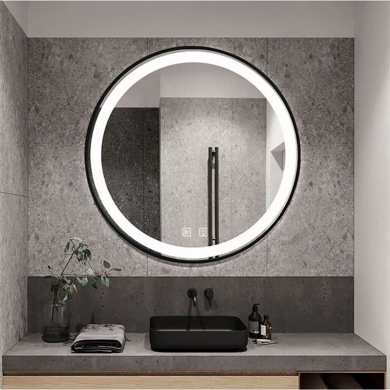 REA - Zrkadlo LED 90cm MMJ Black HOM-05515 6