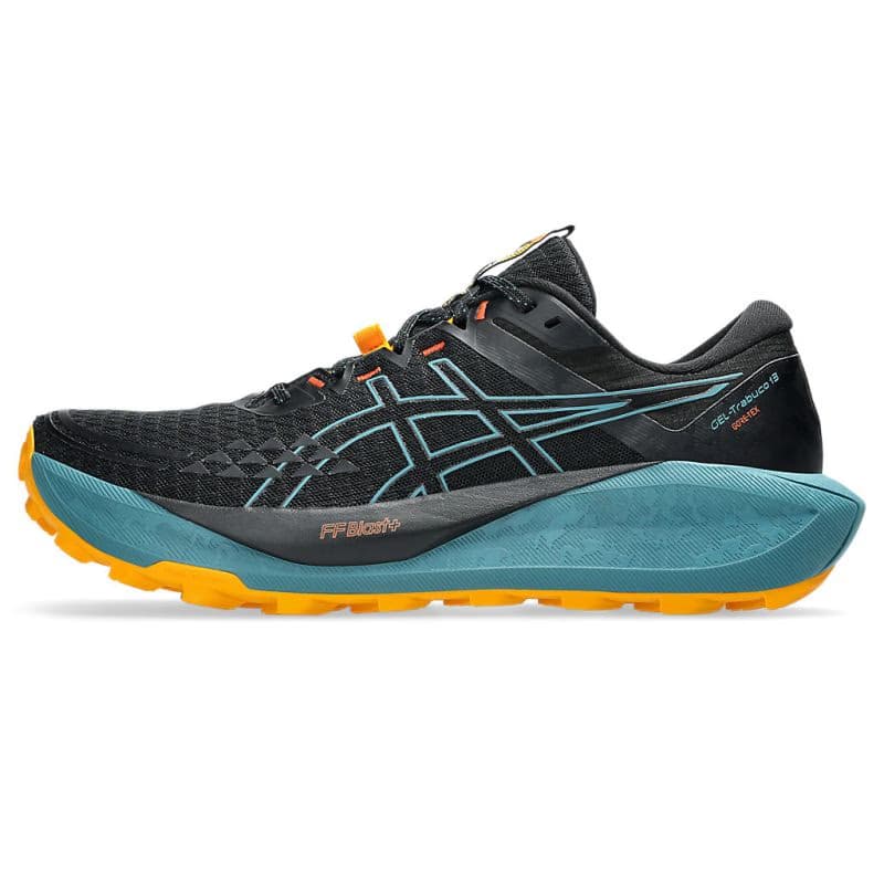 Pánska bežecká trailová obuv ASICS Gel Trabuco 13 GTX M black atlantis blue 2
