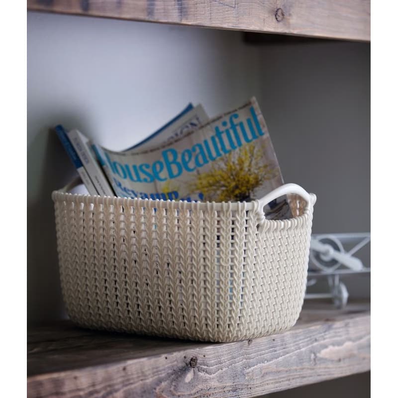 CURVER Košík KNIT 8l | krémová 3