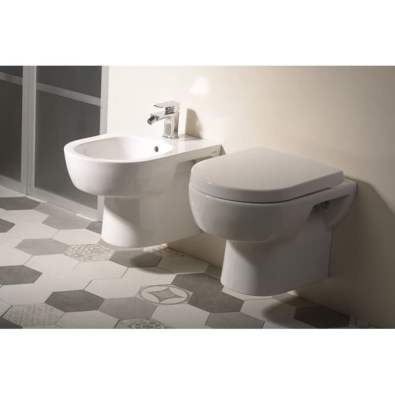 AQUALINE - MODIS závesná WC misa, 36x52cm, biela MD001 2
