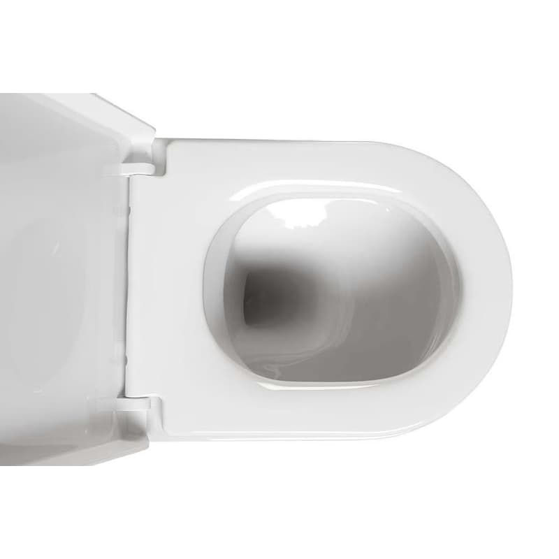 AQUALINE - MODIS závesná WC misa, 36x52cm, biela MD001 5
