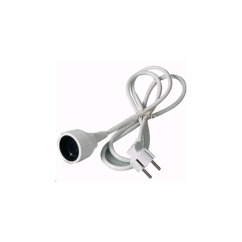 PREMIUMCORD Predlžovací prívod 230V 10m, 1 zásuvka (M/F) biela 1