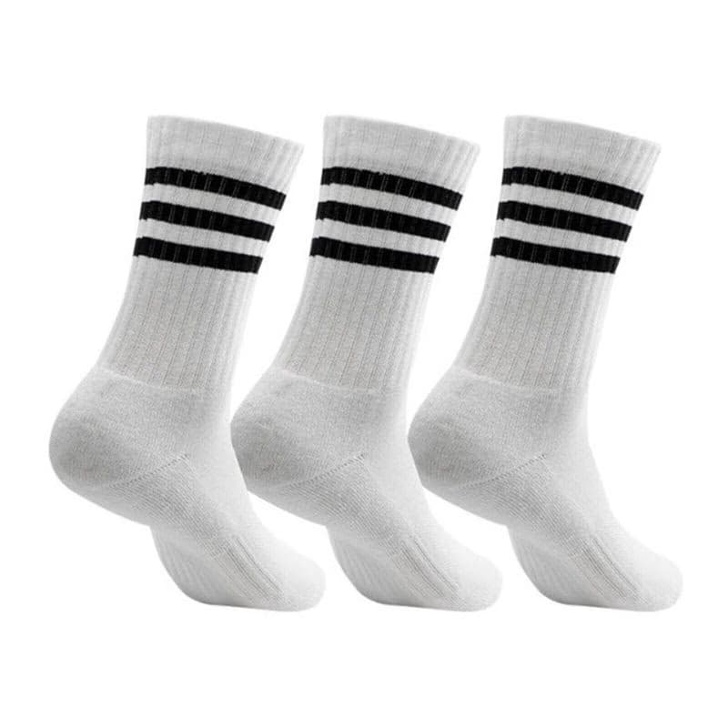 Ponožky ADIDAS 3S C SPW CRW 3P WHITE BLACK 3