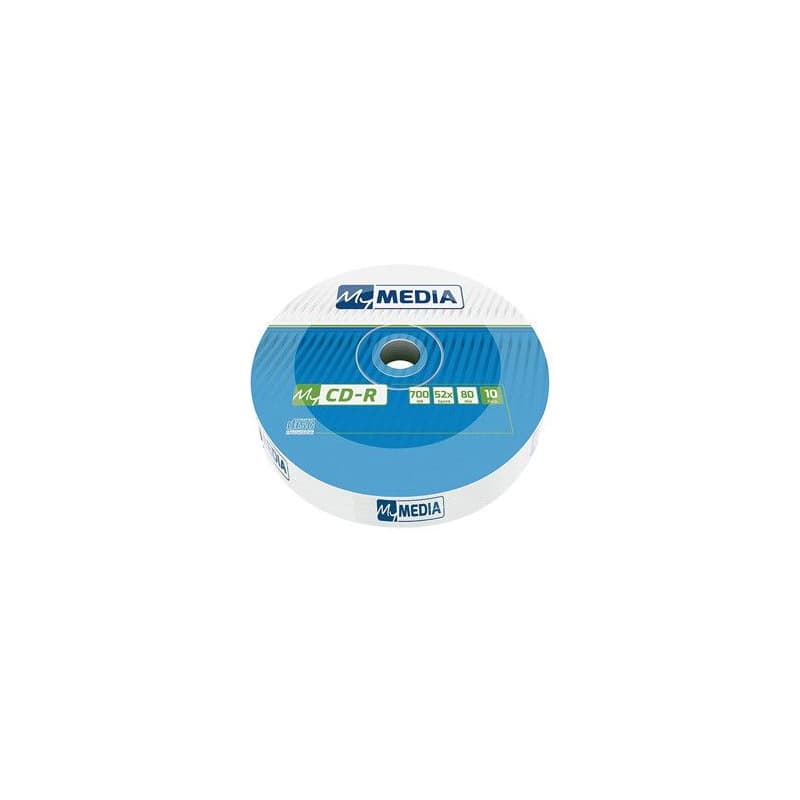 MyMedia CD-R, 69204, 10-pack, 700MB, 52x, 80min., 12cm, bez možnosti potlače, wrap, Standard, pre archiváciu dát 1