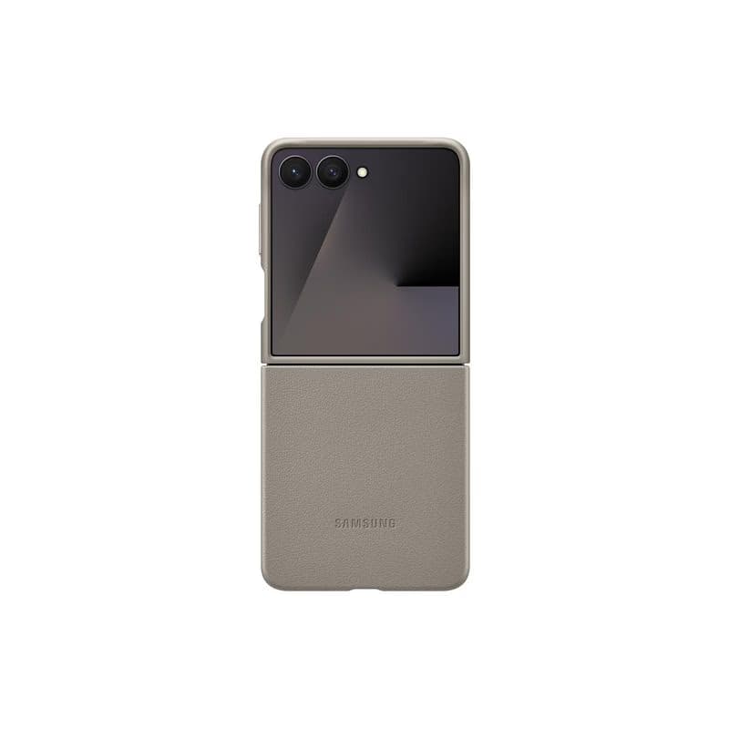 Samsung Ochranný kryt z vegánskej kože Flip7 Taupe 3