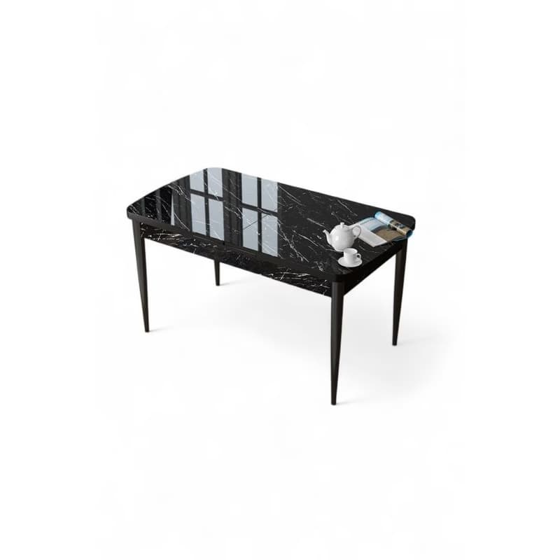 Jedálenský stôl Zen - Black Marble, Black 2