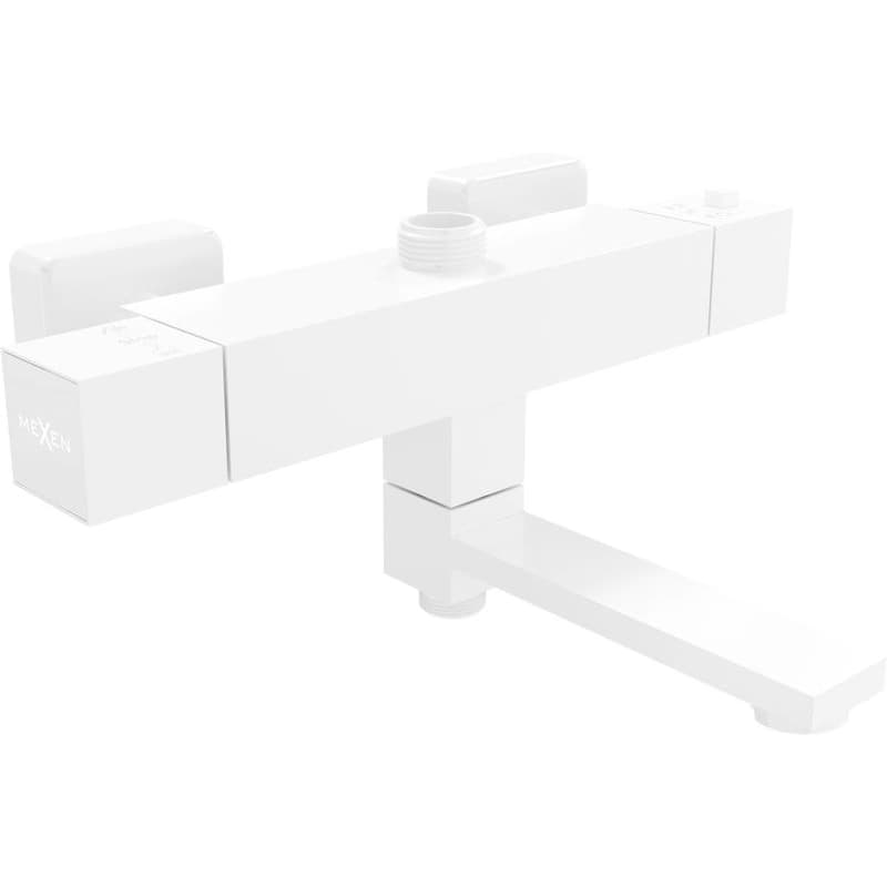 MEXEN - Cube baterie termostatická vaňová/ sprchová bílá 77910-20