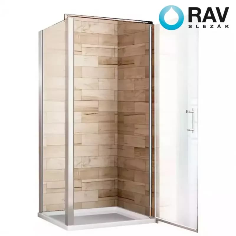 Sprchový kút Atena 100x100x190 chróm 1