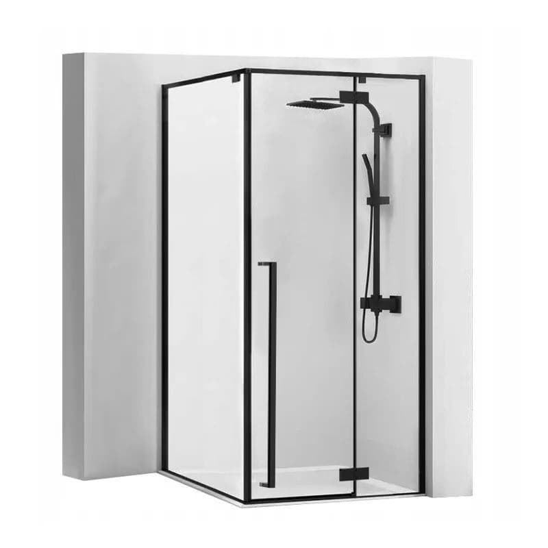 REA - Sprchový kút Fargo 90x90 čierny matný REA-K6318 1