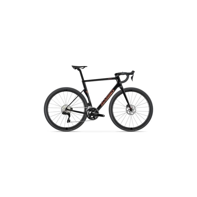 Cestný bicykel BASSO Venta R, Shimano 105 DI2, Microtech RE38, magma black
