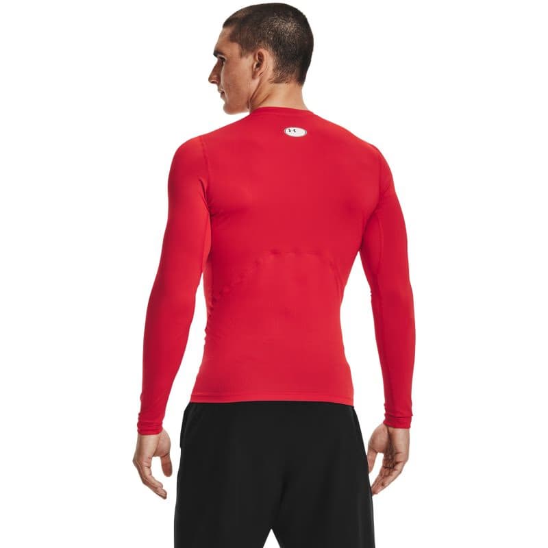 Pánske kompresné tričko s dlhým rukávom UNDER ARMOUR UA HG Armour Comp LS-RED 2