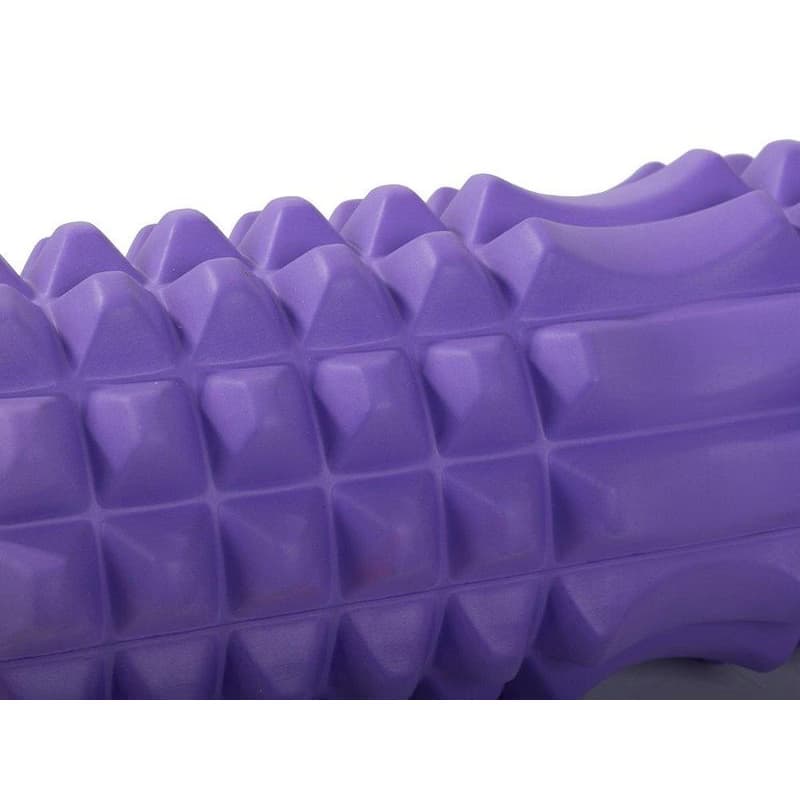 Masážny fitness valec ROLLER YOGA 32x13cm, Červená 6