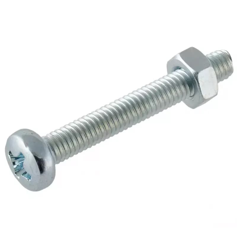 Skrutka s oblou hlavičkou pozink M6X30mm 1