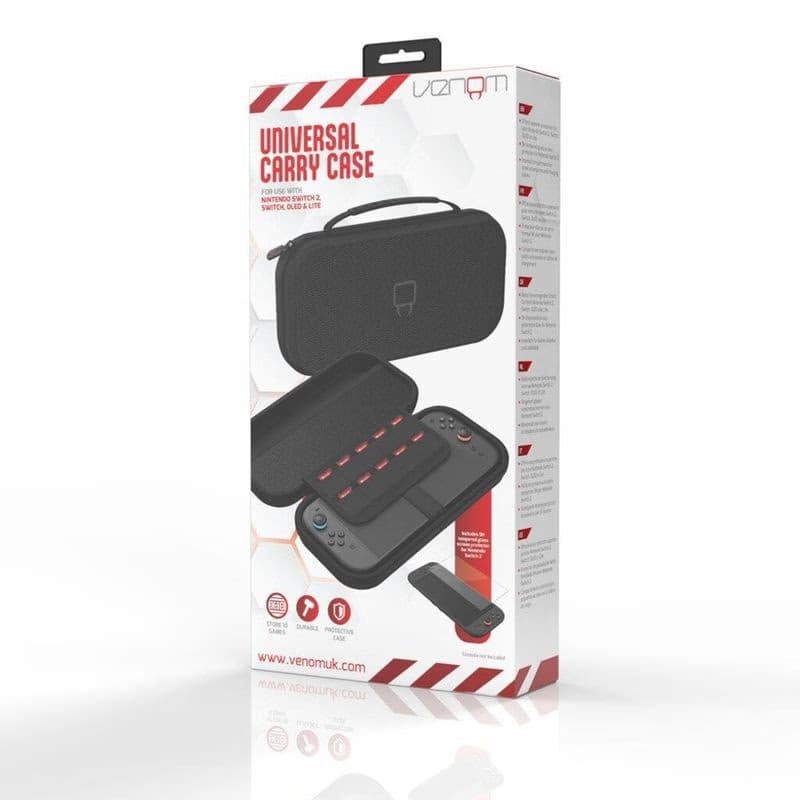 VENOM VS4933 Nintendo Switch 2/Switch/OLED/Lite Carry Case 5