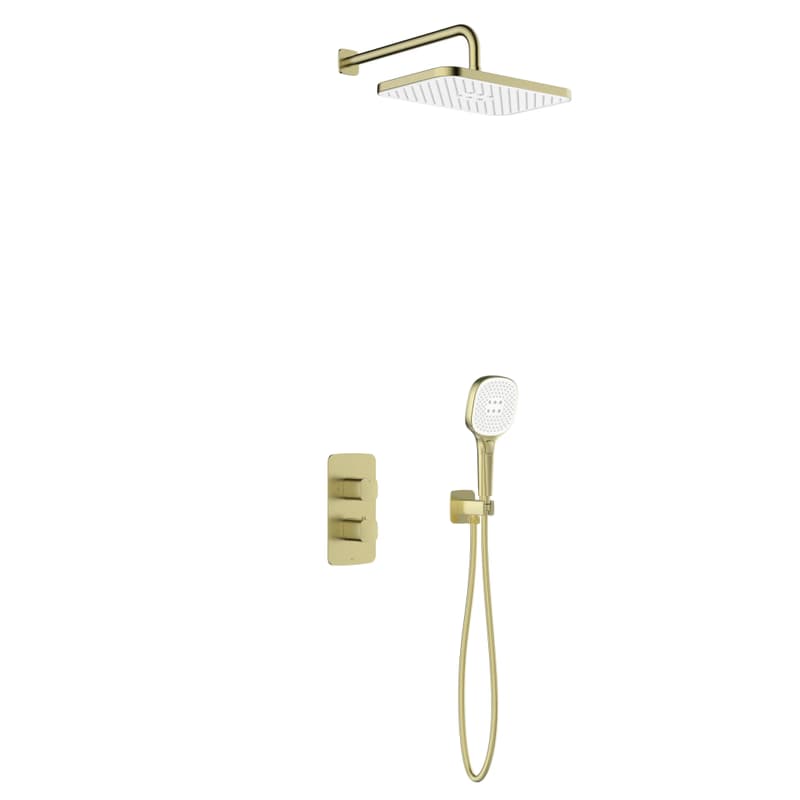 KFA KFA - Malaga sprchový set, termostatický, podomietkový, PVD brushed gold 5759-501-31