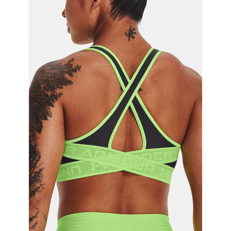 Kompresná podprsenka UNDER ARMOUR UA Crossback Mid Solid NE-GRY 3