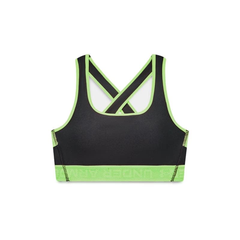 Kompresná podprsenka UNDER ARMOUR UA Crossback Mid Solid NE-GRY 5