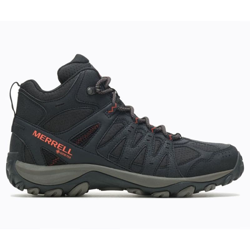 Pánska členková turistická obuv MERRELL Accentor 3 Sport Mid GTX M black tangerine 2