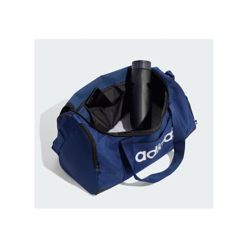 Cestovná taška ADIDAS LINEAR DUFFEL S DKBLUE WHITE 4