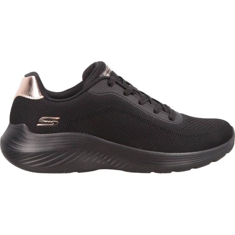 Dámska rekreačná obuv SKECHERS Bobs Squad Waves W black black 3