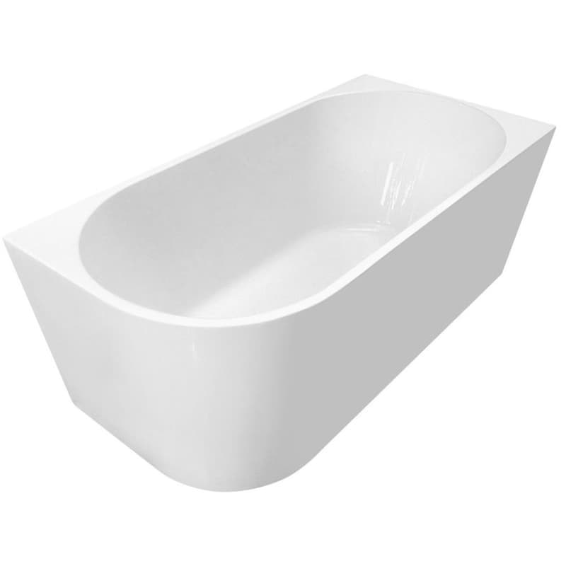 AQUALINE - TIBERA R rohová stojaca vaňa 170x80cm, biela E1015 1