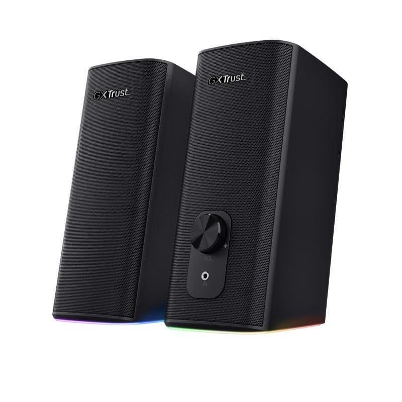 TRUST reproduktory GXT 612 CETIC RGB-Illuminated 2.0 Speaker Set, Bluetooth, čierna 1