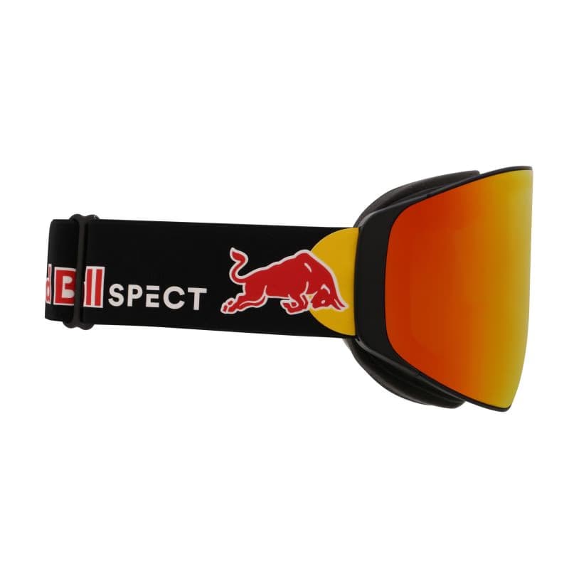 Lyžiarske okuliare RED BULL SPECT JAMM-08RE2, black orange with red mirror 4