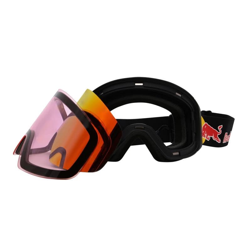 Lyžiarske okuliare RED BULL SPECT JAMM-08RE2, black orange with red mirror 6