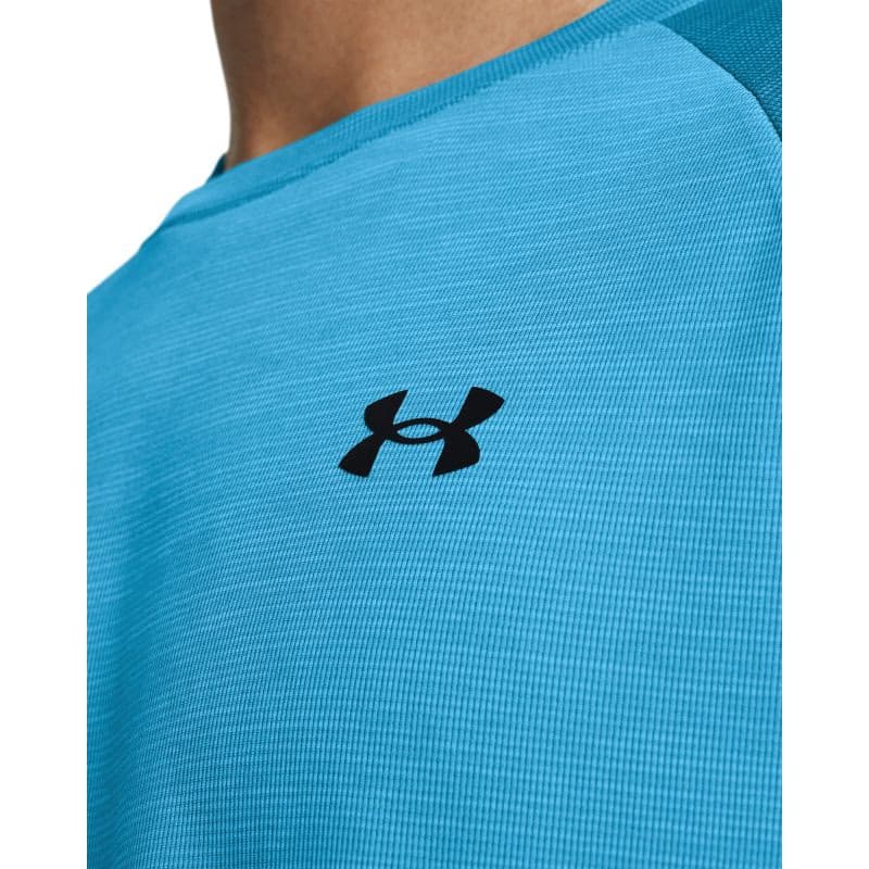 Pánske tréningové tričko s krátkym rukávom UNDER ARMOUR UA Tech Textured SS-BLU 4