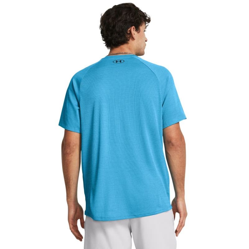 Pánske tréningové tričko s krátkym rukávom UNDER ARMOUR UA Tech Textured SS-BLU 5