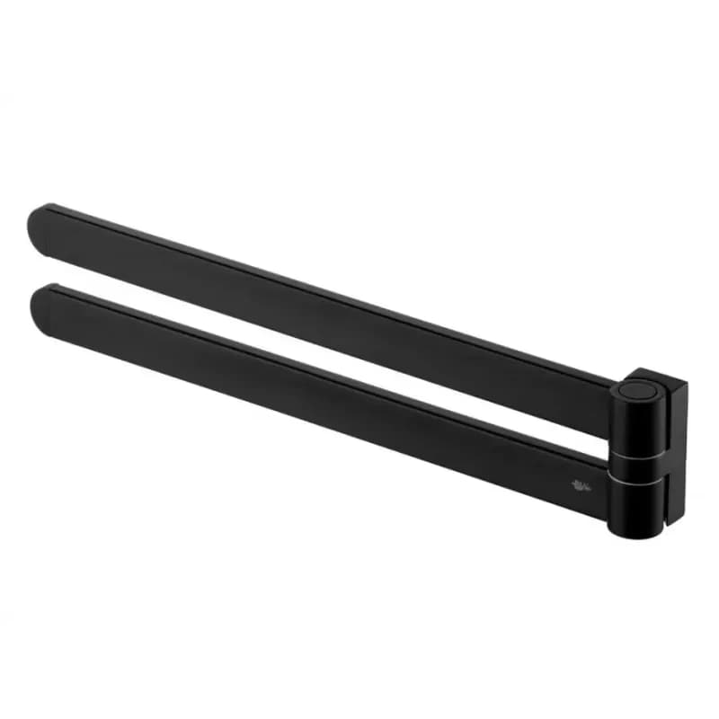 FUTURA BLACK Vešiak dvojramenný čierny 02968 1