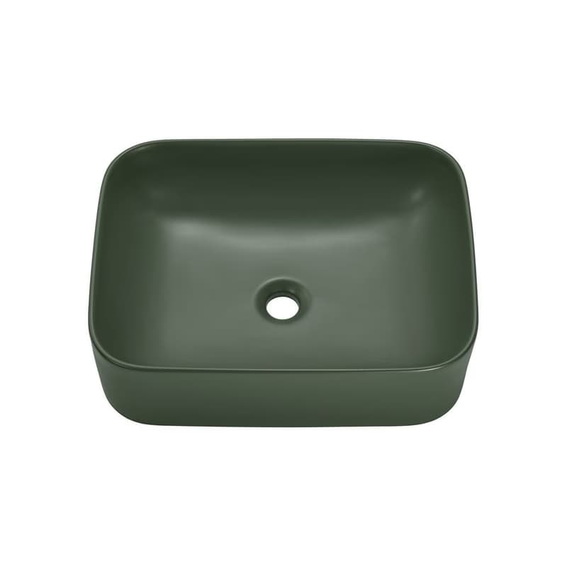 ArtCom Keramické umývadlo KAMA MFG-50 | zelený mat 50 cm 3