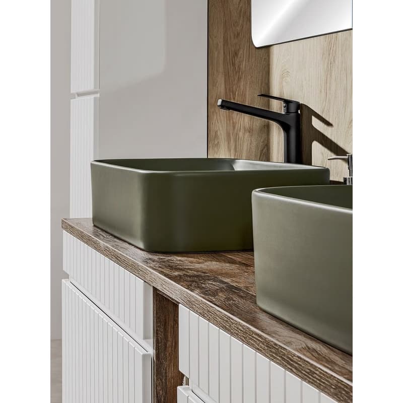 ArtCom Keramické umývadlo KAMA MFG-50 | zelený mat 50 cm 6