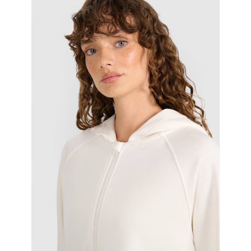 Dámska mikina so zipsom 4F SWEATSHIRT F1835-WAW25TSWSF1835-11S-OFF WHITE 6