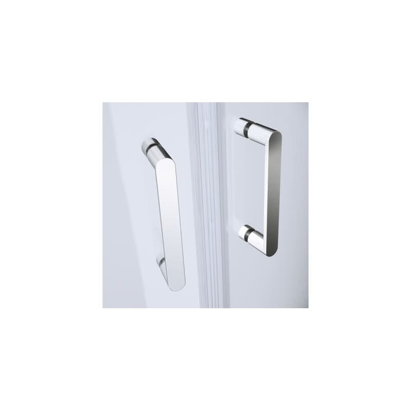 CERSANIT - SPRCHOVÝ KÚT štvrťkruh 90x190 TRANSPARENT SKLO S154-002 3