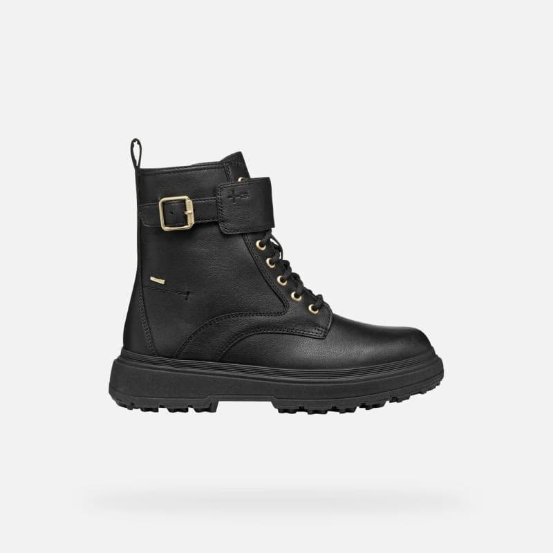 Dámske členkové zimné topánky GEOX Lamidie + Grip ABX W black 2