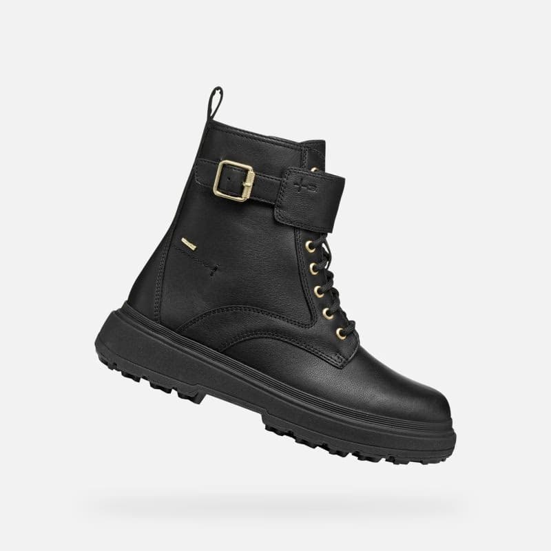 Dámske členkové zimné topánky GEOX Lamidie + Grip ABX W black 3