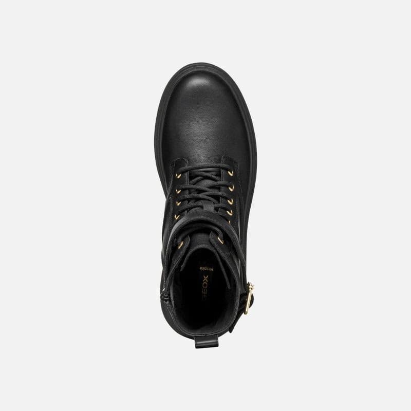 Dámske členkové zimné topánky GEOX Lamidie + Grip ABX W black 4