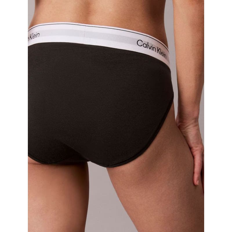 Dámske nohavičky CALVIN KLEIN High Waist Bikini Briefs Icon Cotton Modal black 5