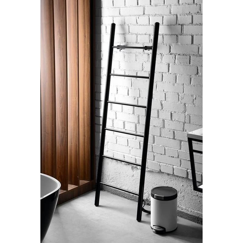 SAPHO - KARBO elektrický sušiak uterákov, guľatý, 400x1120, 87 W, čierna mat KB904 5