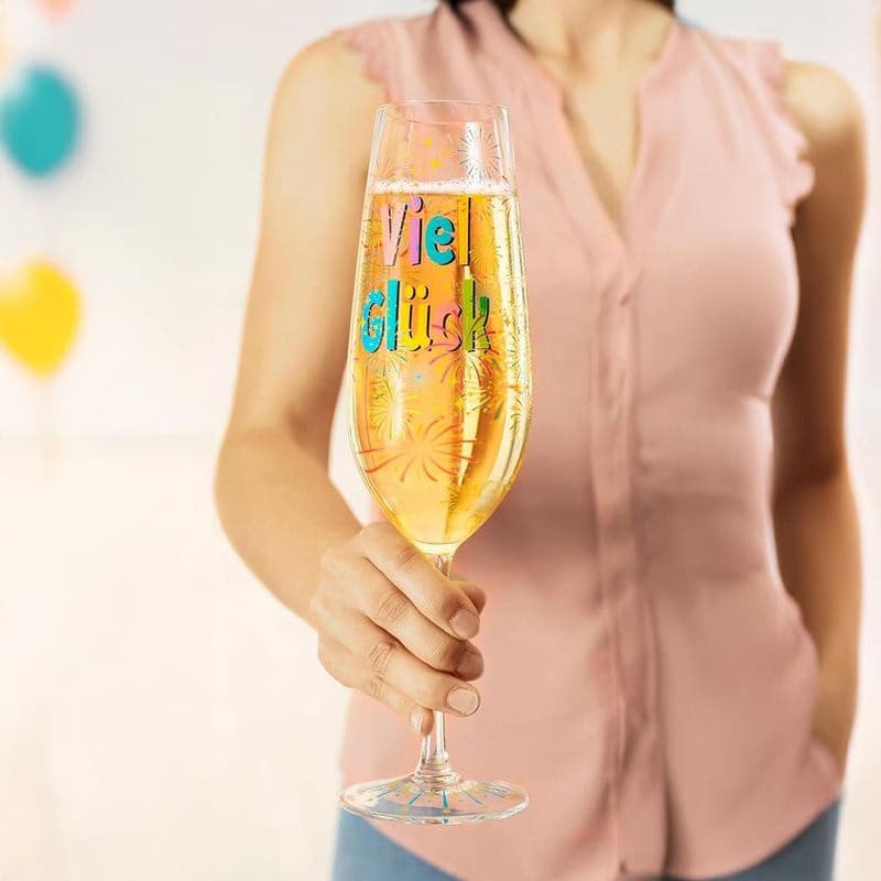 Pohár na šampanské XXL Good luck, 740 ml 1