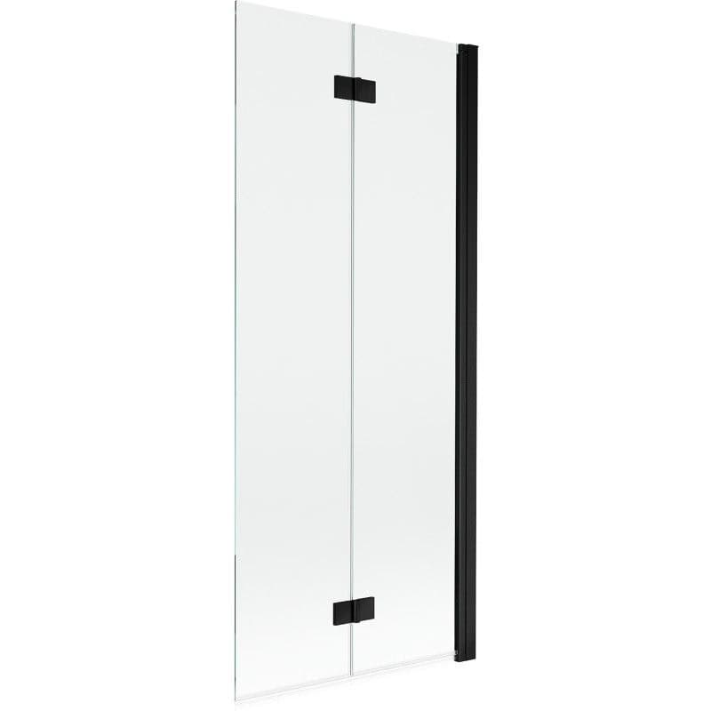 MEXEN - MIST vaňová zástena 80x150 cm 6mm 2-s, čierna, číra, pravá 8A9-080-002-70-00-P 1
