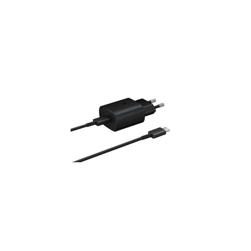 Samsung sieťová nabíjačka EP-TA800EBE + kábel EP-DG980BBE USB-C, 25W, čierna, (bulk)