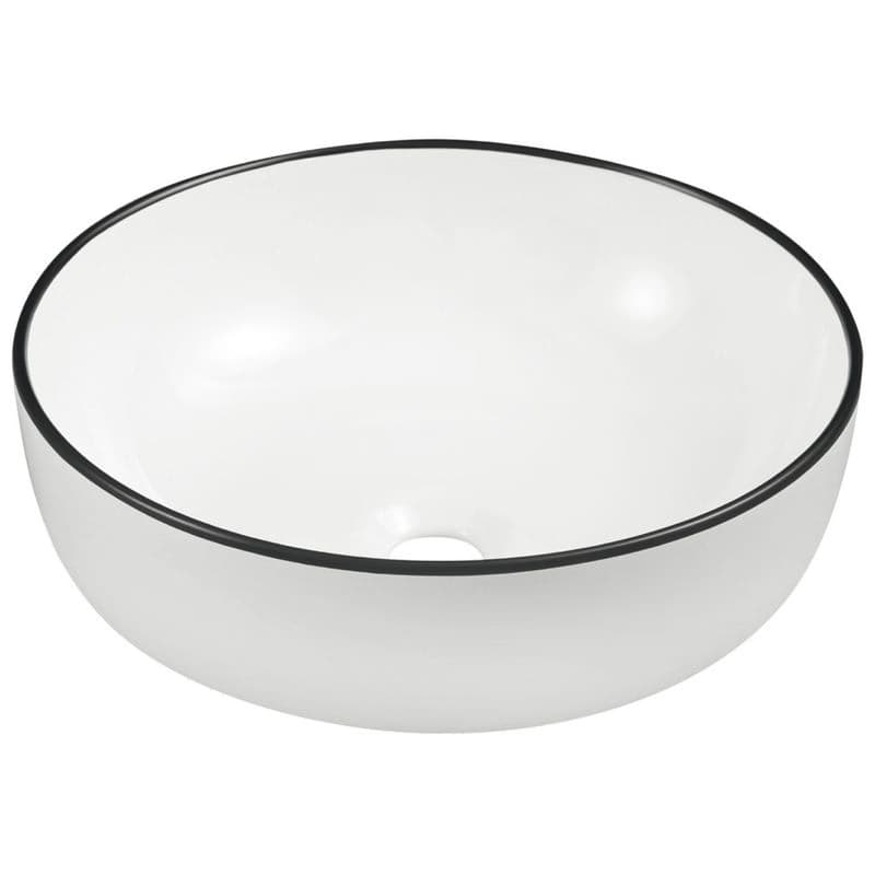 KERRA - Umývadlo na dosku KR-98 WH/BL 5907548123213 1