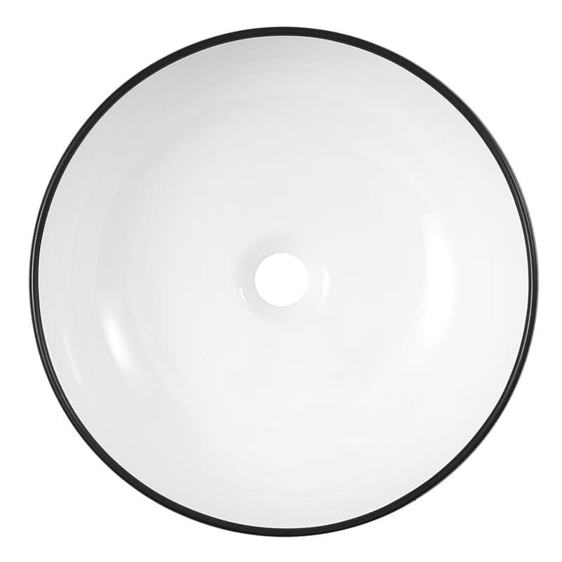 KERRA - Umývadlo na dosku KR-98 WH/BL 5907548123213 2