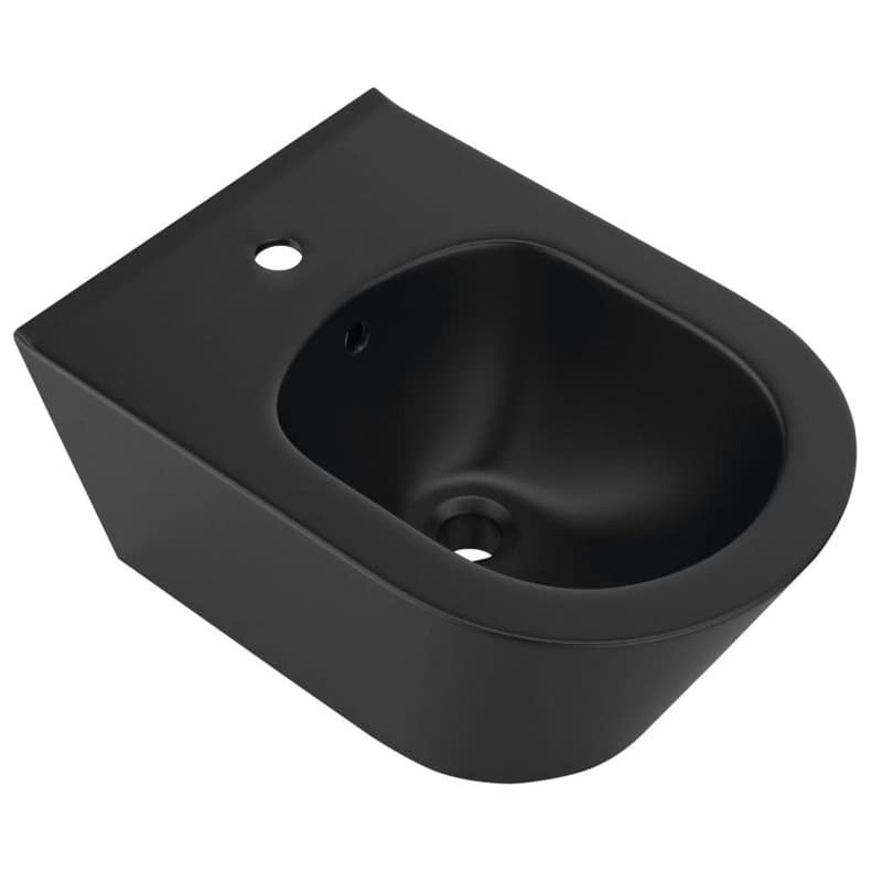 SAPHO - AVVA bidet závesný 35,5x53cm, čierna mat 100324-110