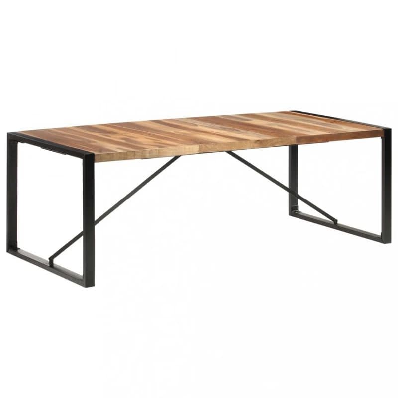Jedálenský stôl masívne drevo / kov Dekorhome 2